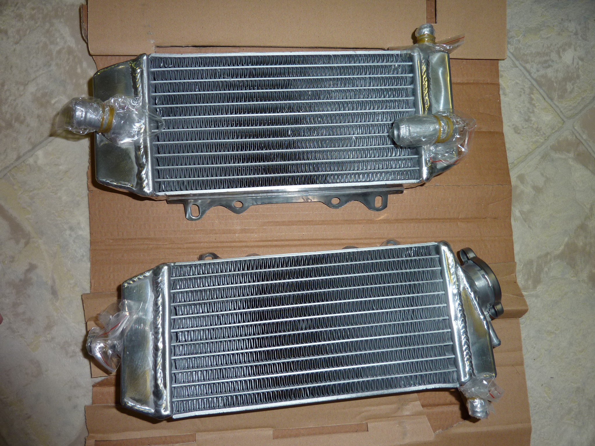 Radiateurs Eau AVDB Renforcés Pour KAWASAKI KXF 250 2017-2018 - Droit + Gauche - Neuf